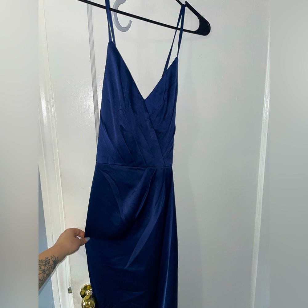 Navy blue size 4 brides maid dress